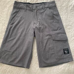 Vans boys Charcoal gray Cargo Shorts
